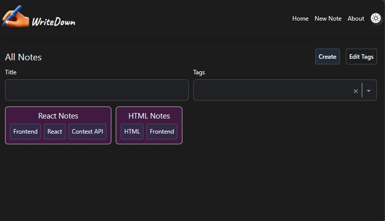 preview of website